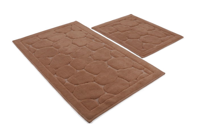 Mijölnir Lino - Rock Juego de alfombrillas de baño de algodón